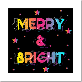Merry and Bright Posters and Art